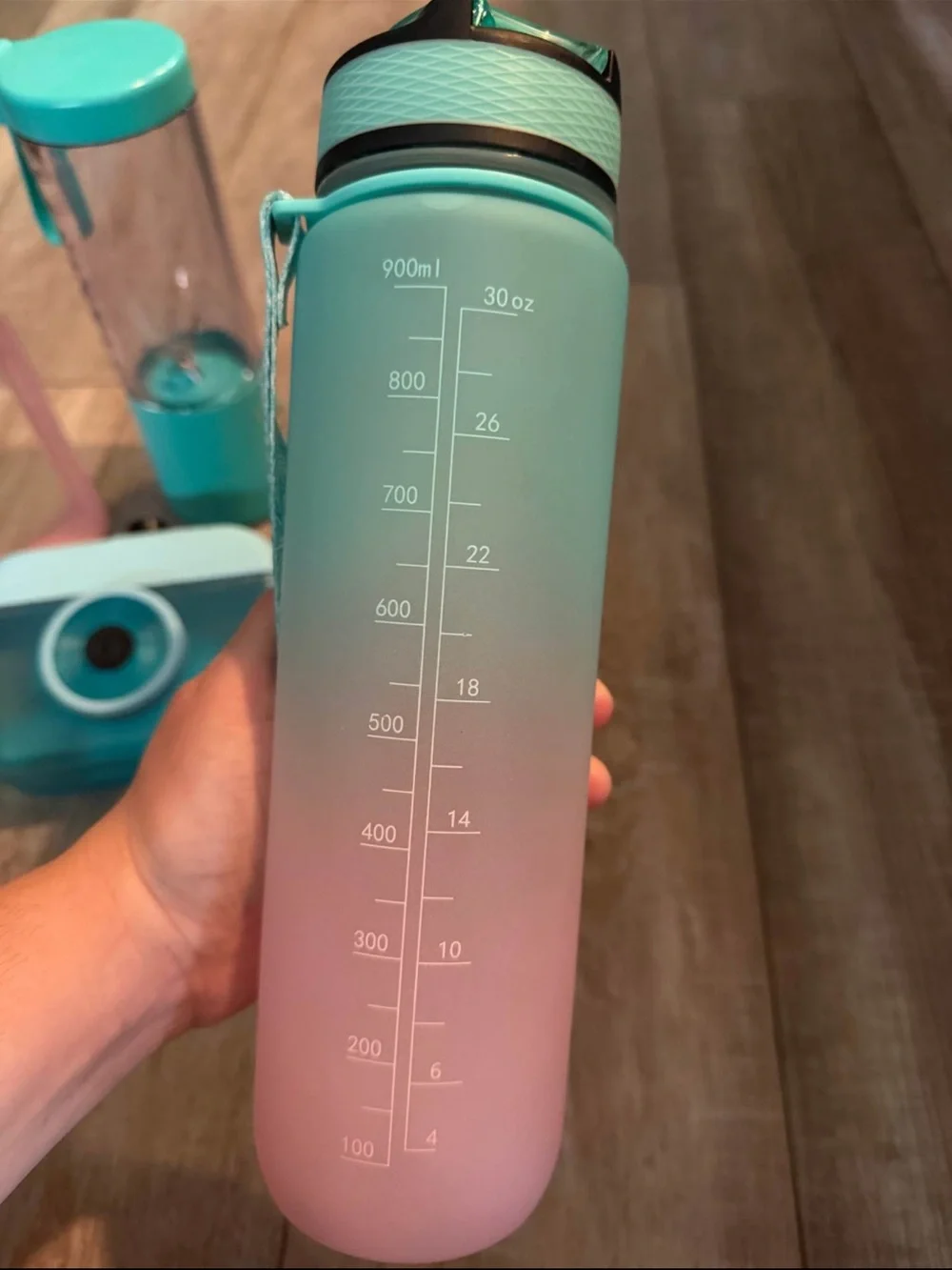 Blender Jet and Teal and Pink Hydration Bottle Set